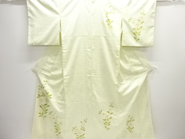 JAPANESE KIMONO / HOMONGI / EMBROIDERY / FLOWER